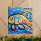 Rainbow Fish Abstracted - Canvas