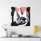 Skunk in Spring Blooms - Canvas