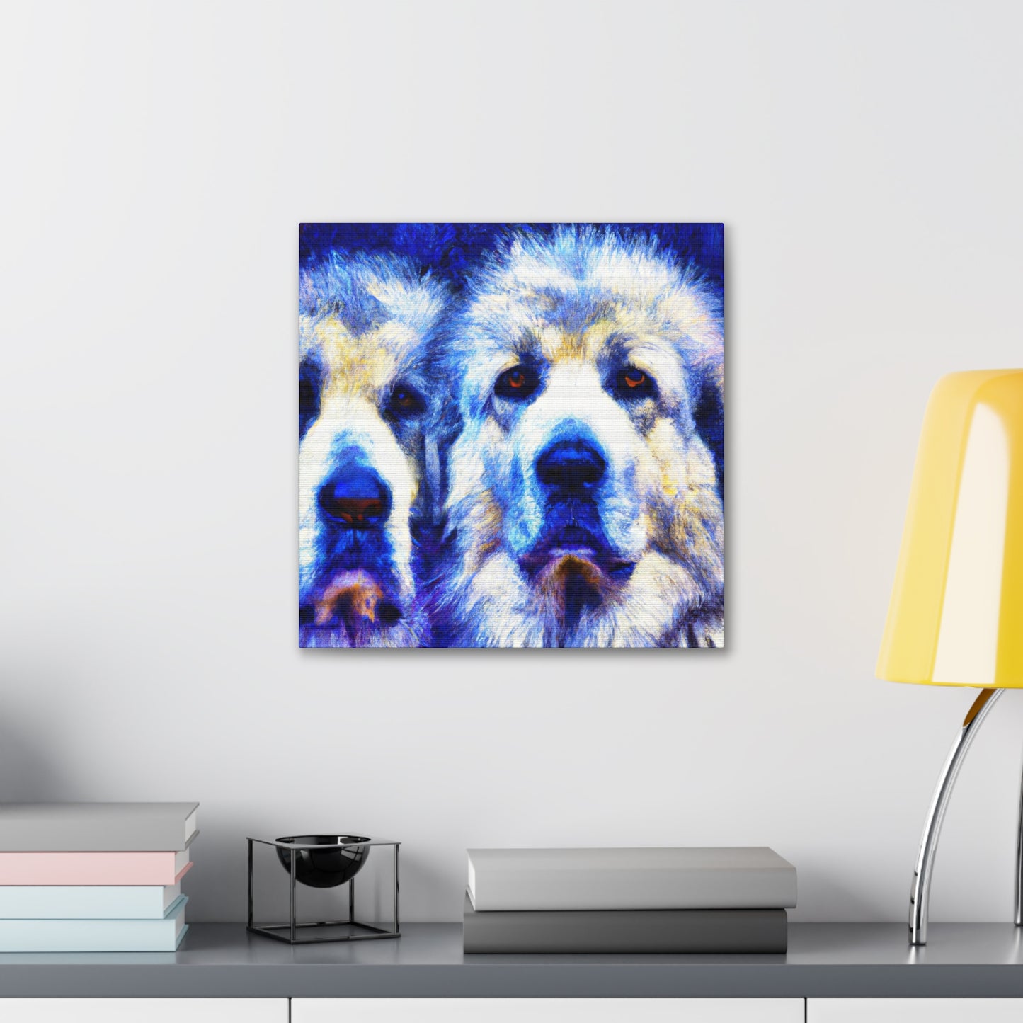 "Majesty of Great Pyrenees" - Canvas