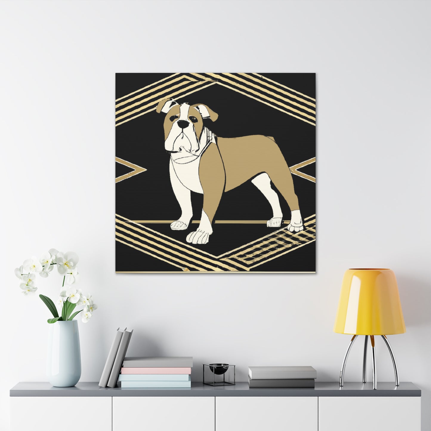 "Strength of a Bulldog" - Canvas