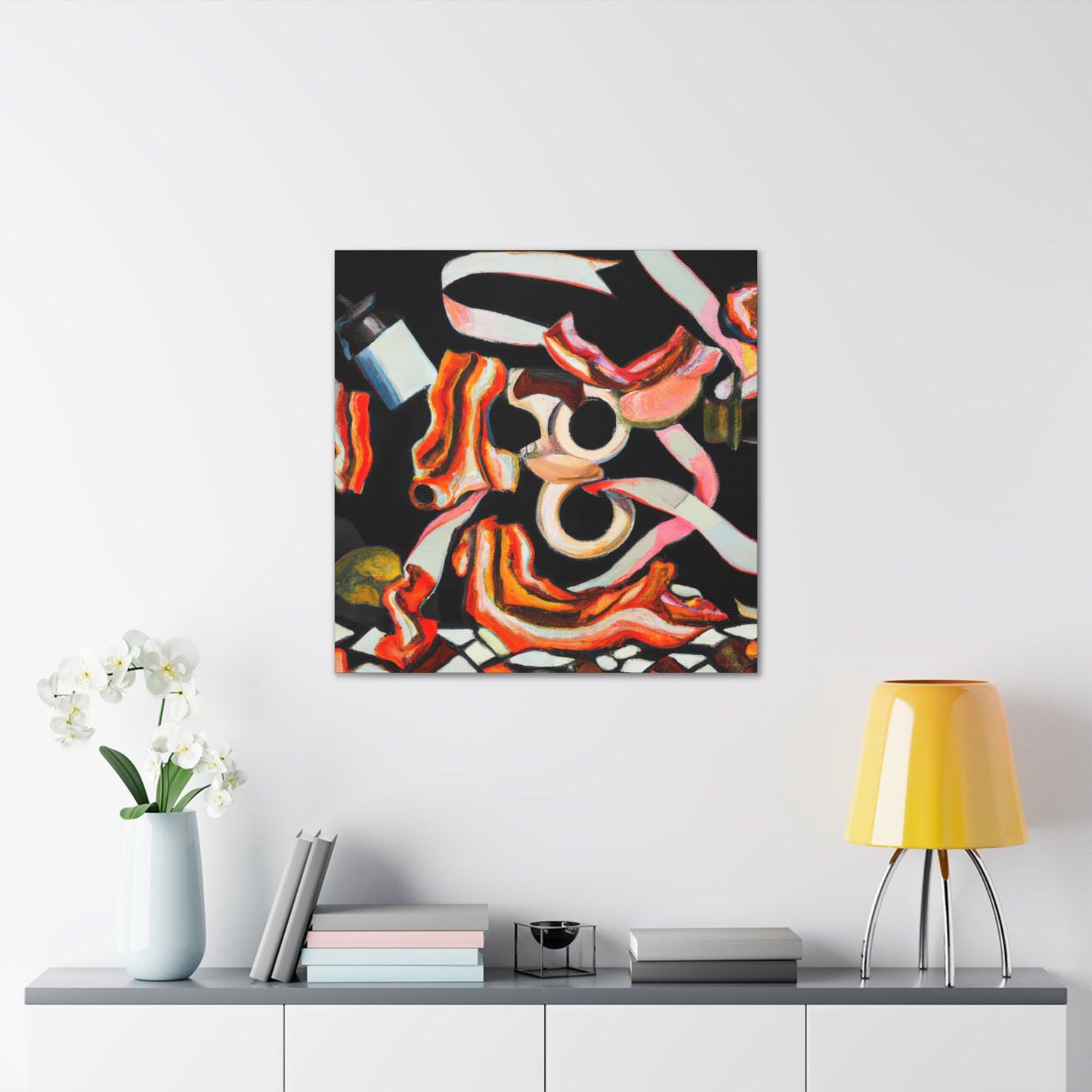 Bacon on Fire Dream - Canvas