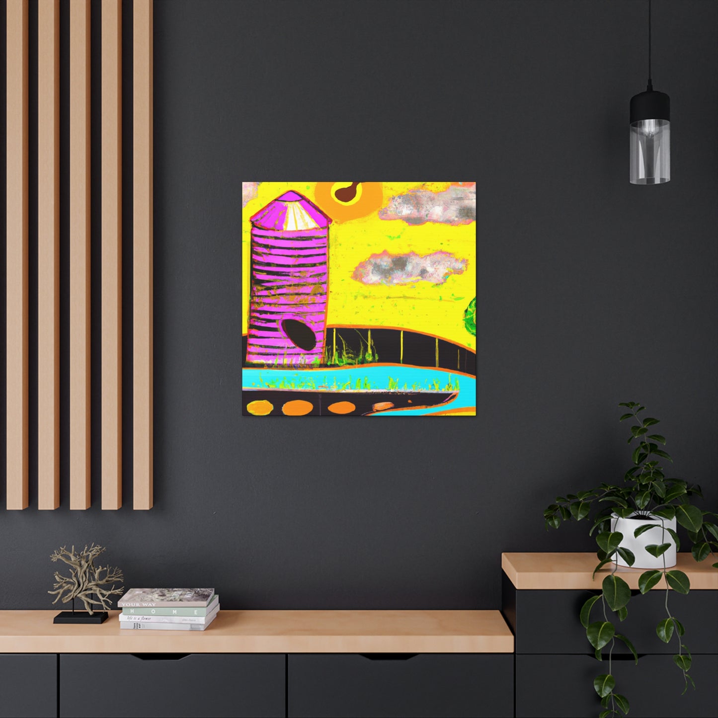 Silo of Colorful Dreams - Canvas