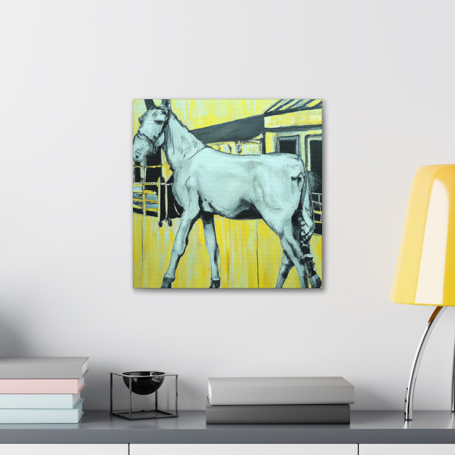 Mule of bygone days - Canvas