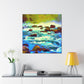 "River Reflections Impressionism" - Canvas