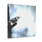 "White-Breasted Nuthatch Bliss" - Canvas