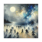 Luminescent Nocturnal Celebration - Canvas