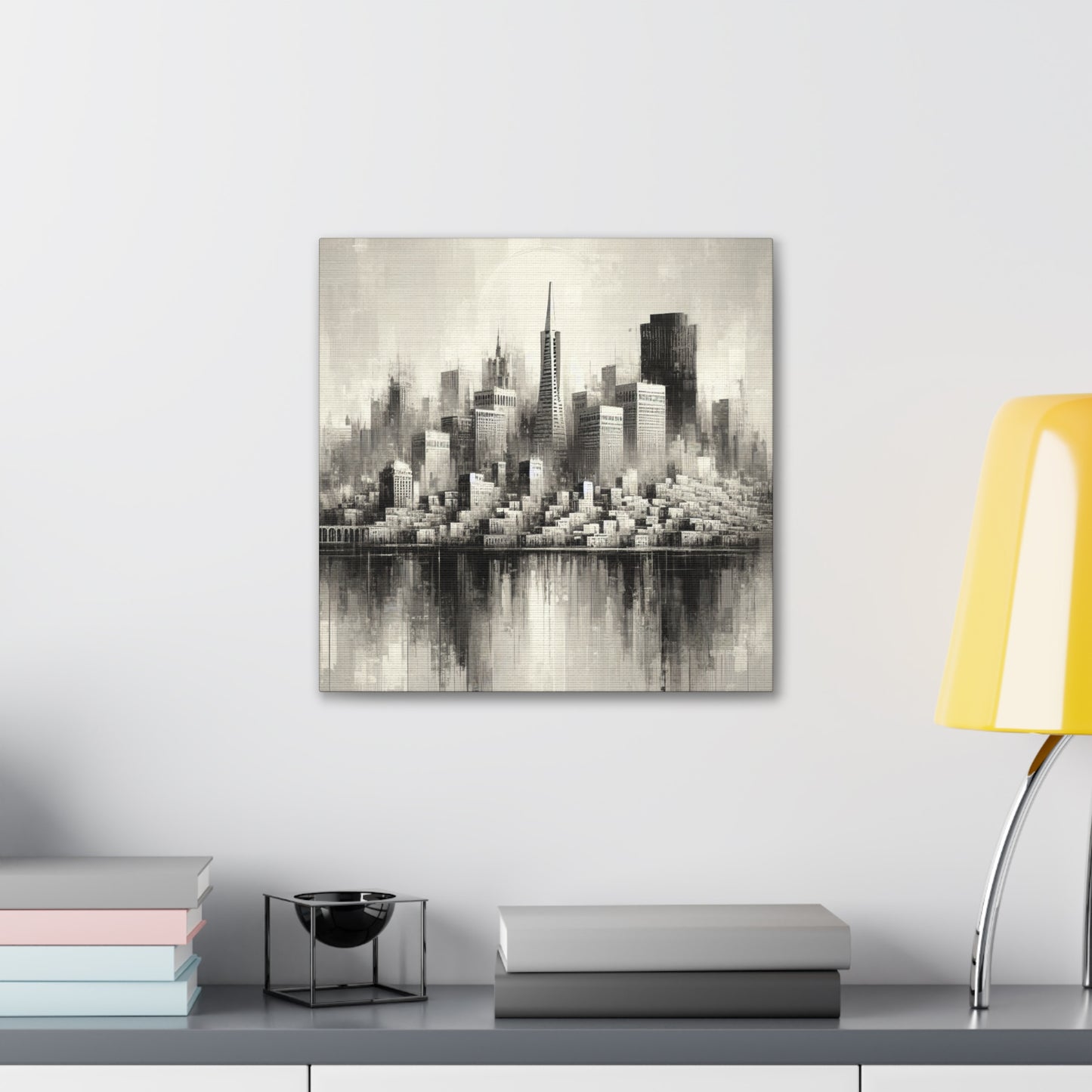 "Cityscape Serenade" - Canvas