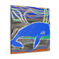 "Whale's Awesome Expression" - Canvas