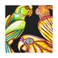 "Conures in Bloom" - Canvas