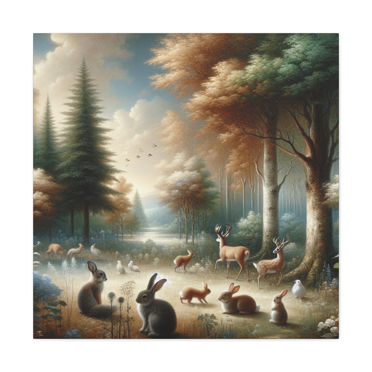 Whispering Woodland Wonders - Canvas