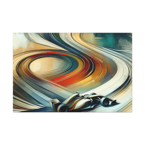 Racing Spirals - Canvas