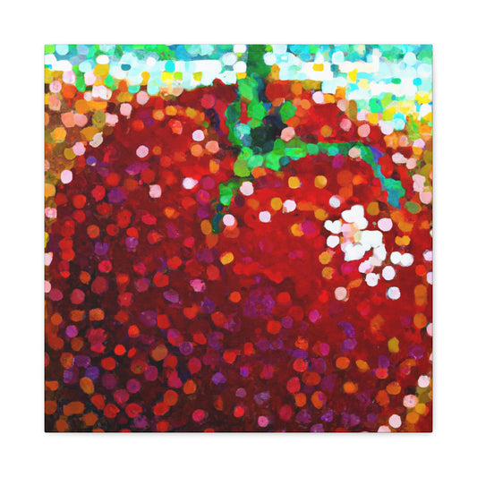 Tomato Pointillism Dream - Canvas