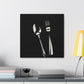 "Silverware in Simplicity" - Canvas