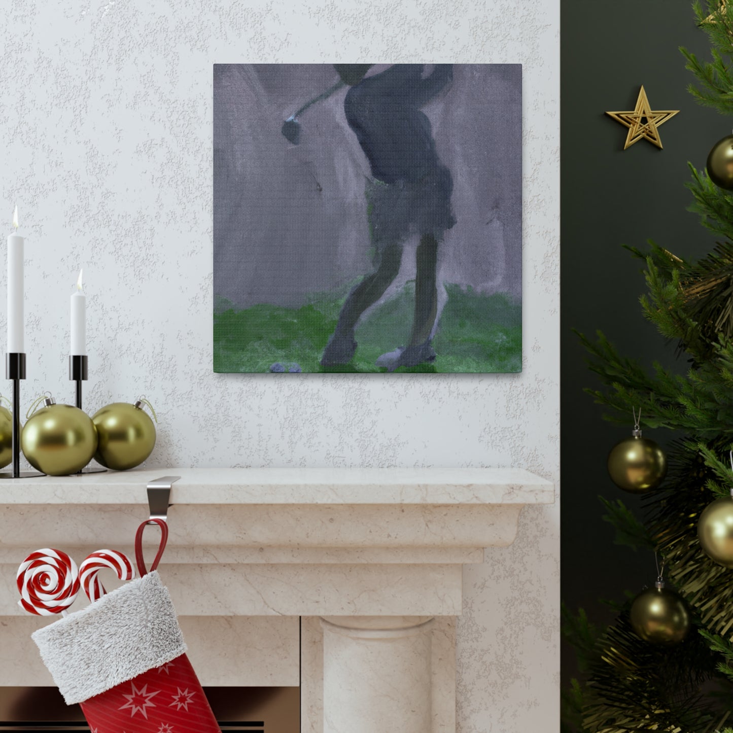 Golfers in Impressionism - Canvas