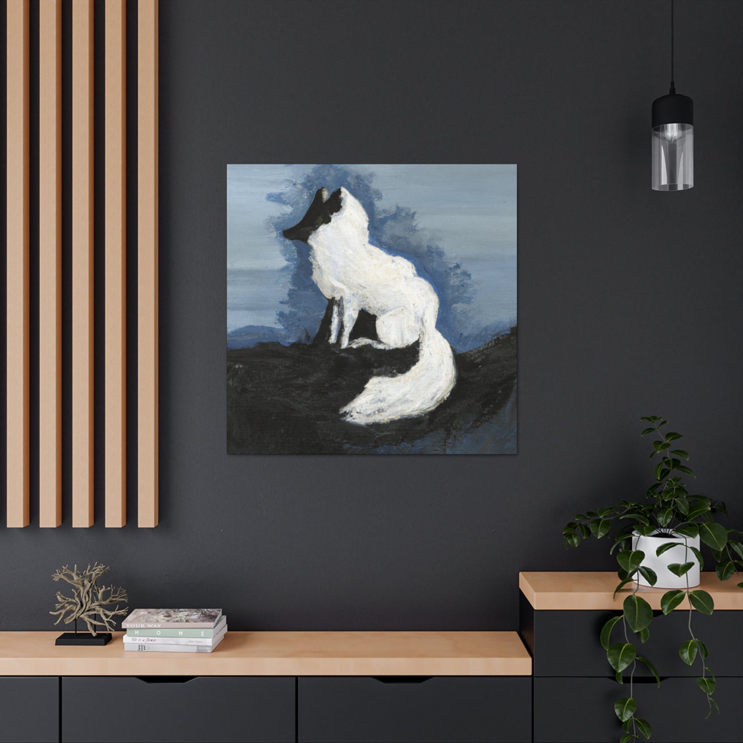 Arctic Fox Symphony - Canvas