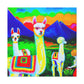 Alpaca In Dreamsland - Canvas