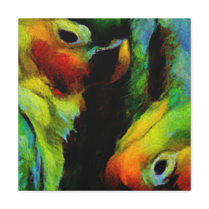 Conures in Colorful Hues - Canvas