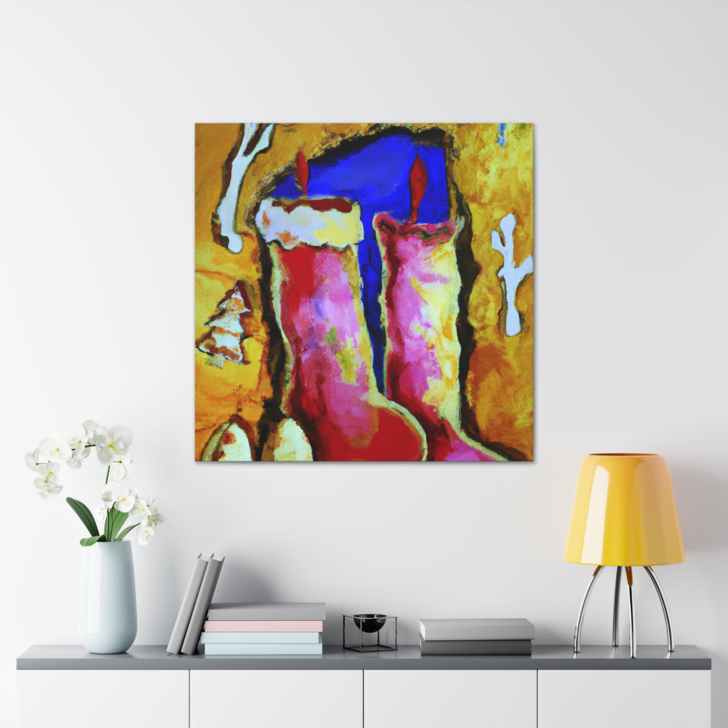 Stocking Dreams in Surrealism - Canvas