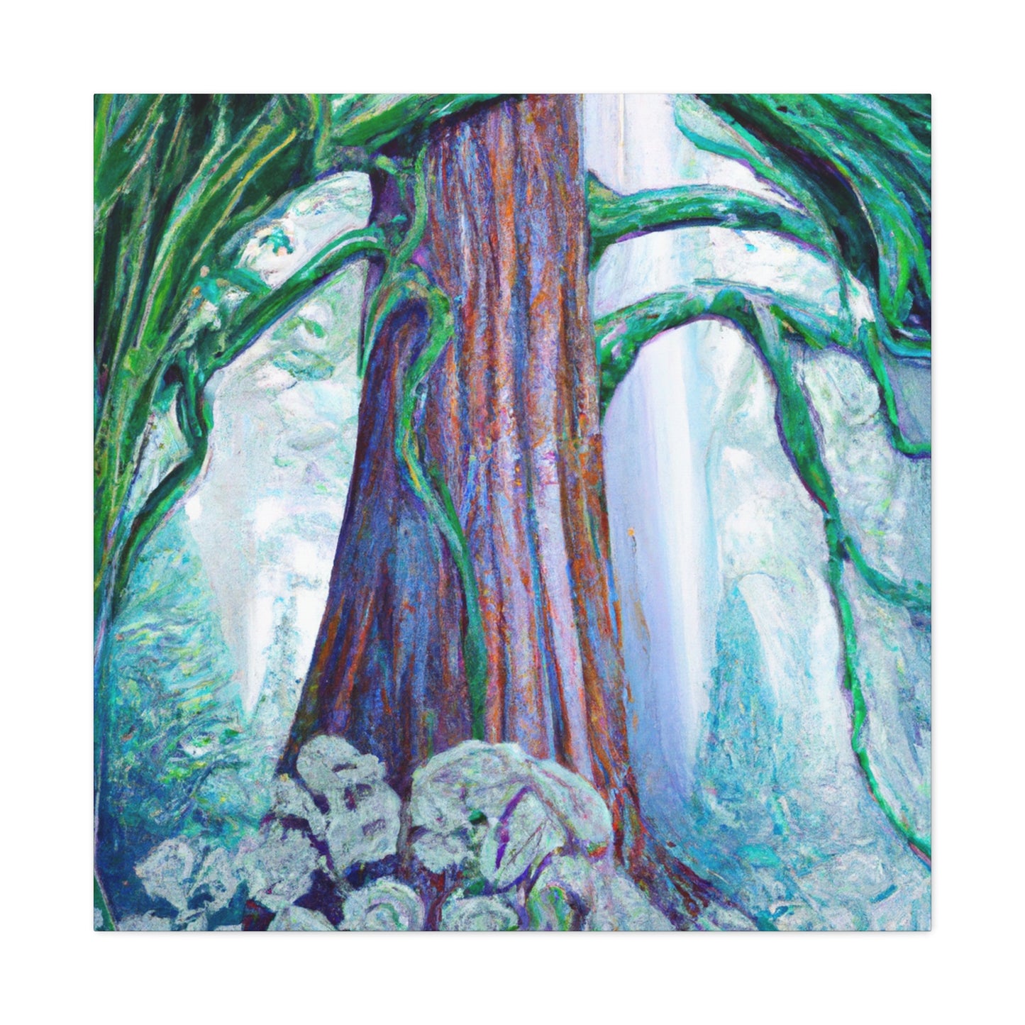 "Majestic Sequoia Trees" - Canvas