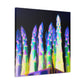 Asparagus in Art Deco - Canvas