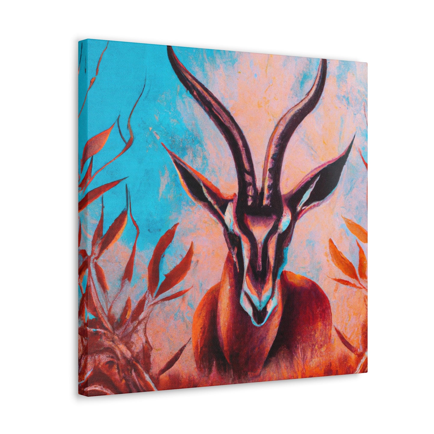 Antelope in Hyperrealism - Canvas