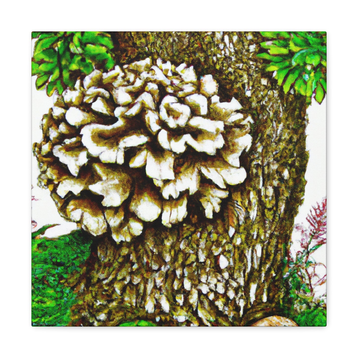 Maitake Mushroom Majesty - Canvas