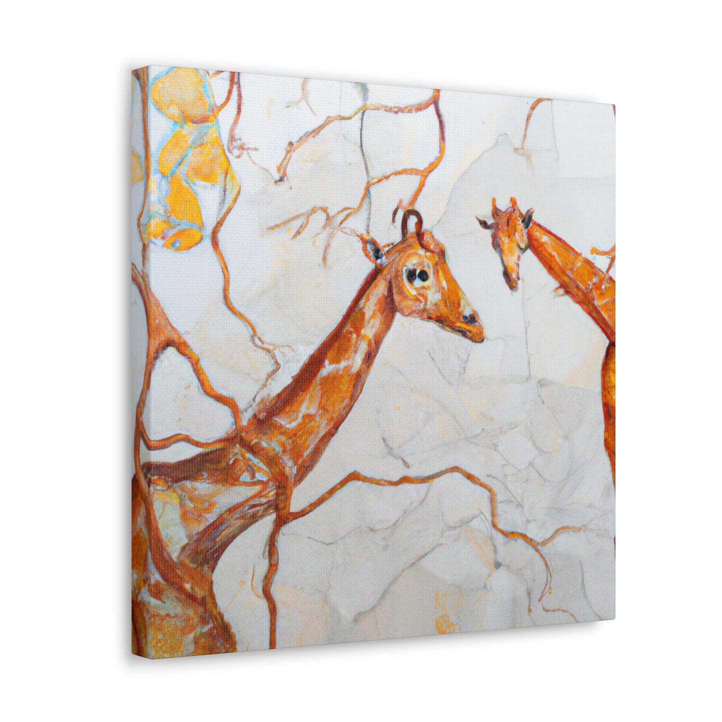 Giraffe in Art Nouveau - Canvas