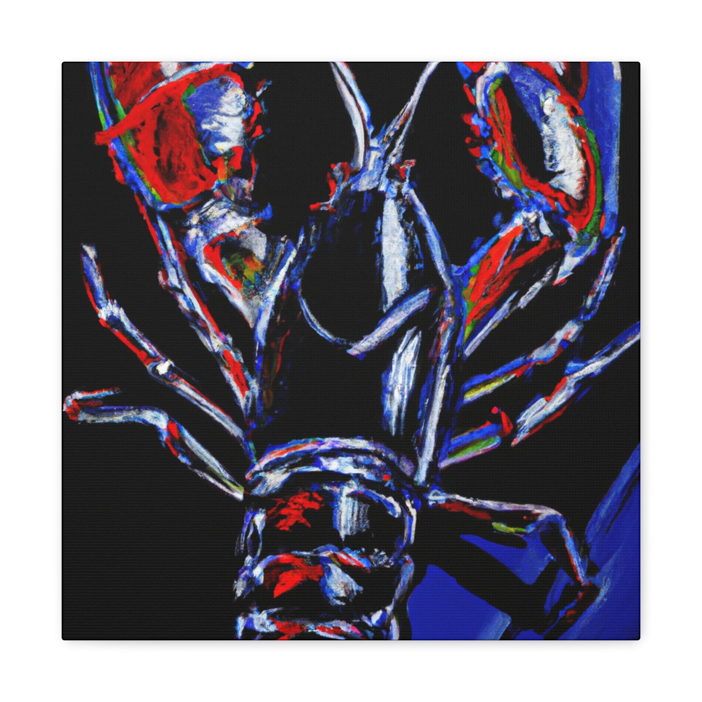 Lobster Hyperrealism Painting - Canvas