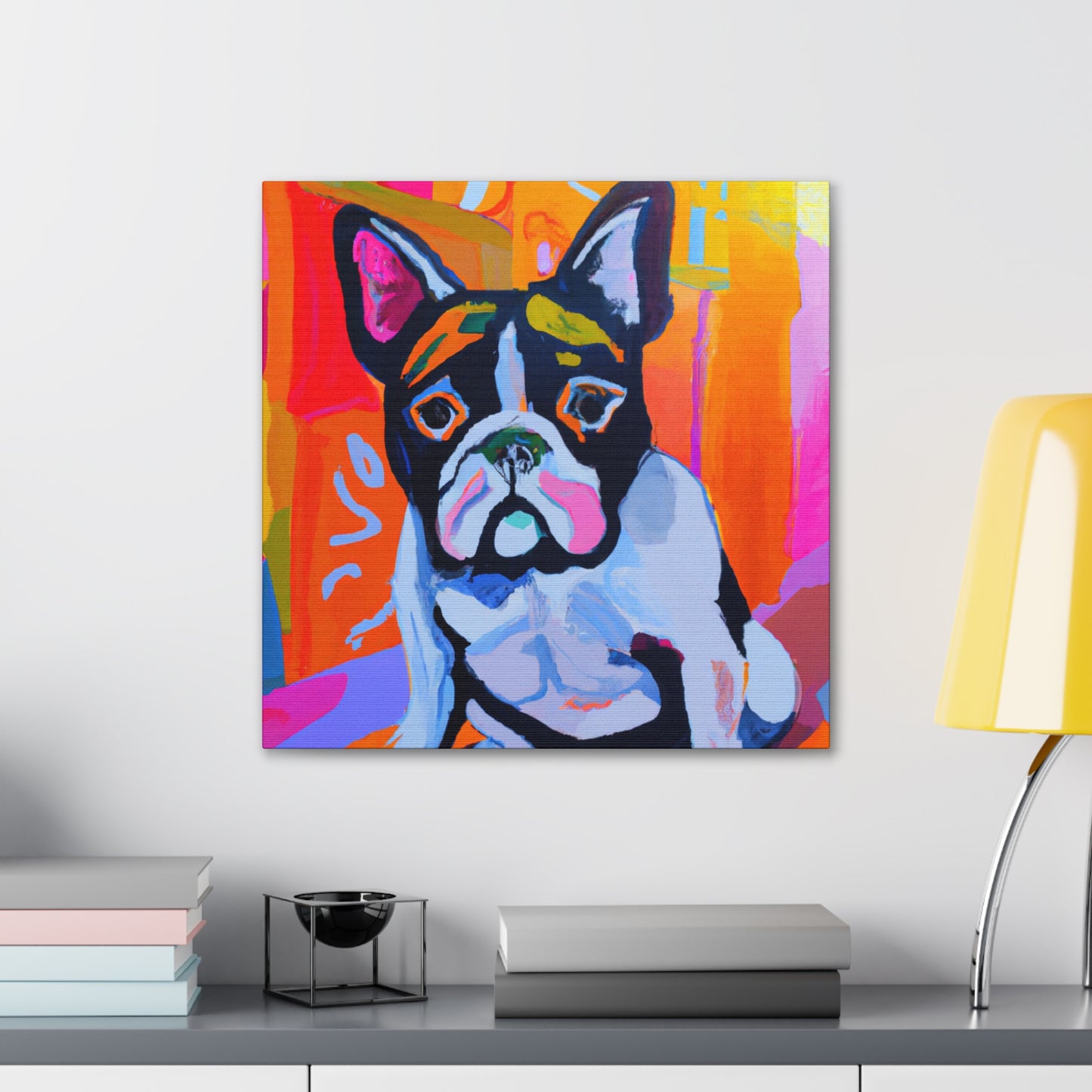 "French Bulldog Portrait" - Canvas