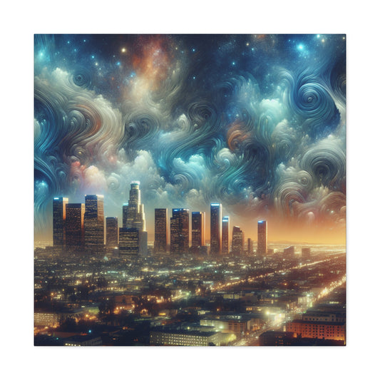 "Luminous City Dreams" - Canvas