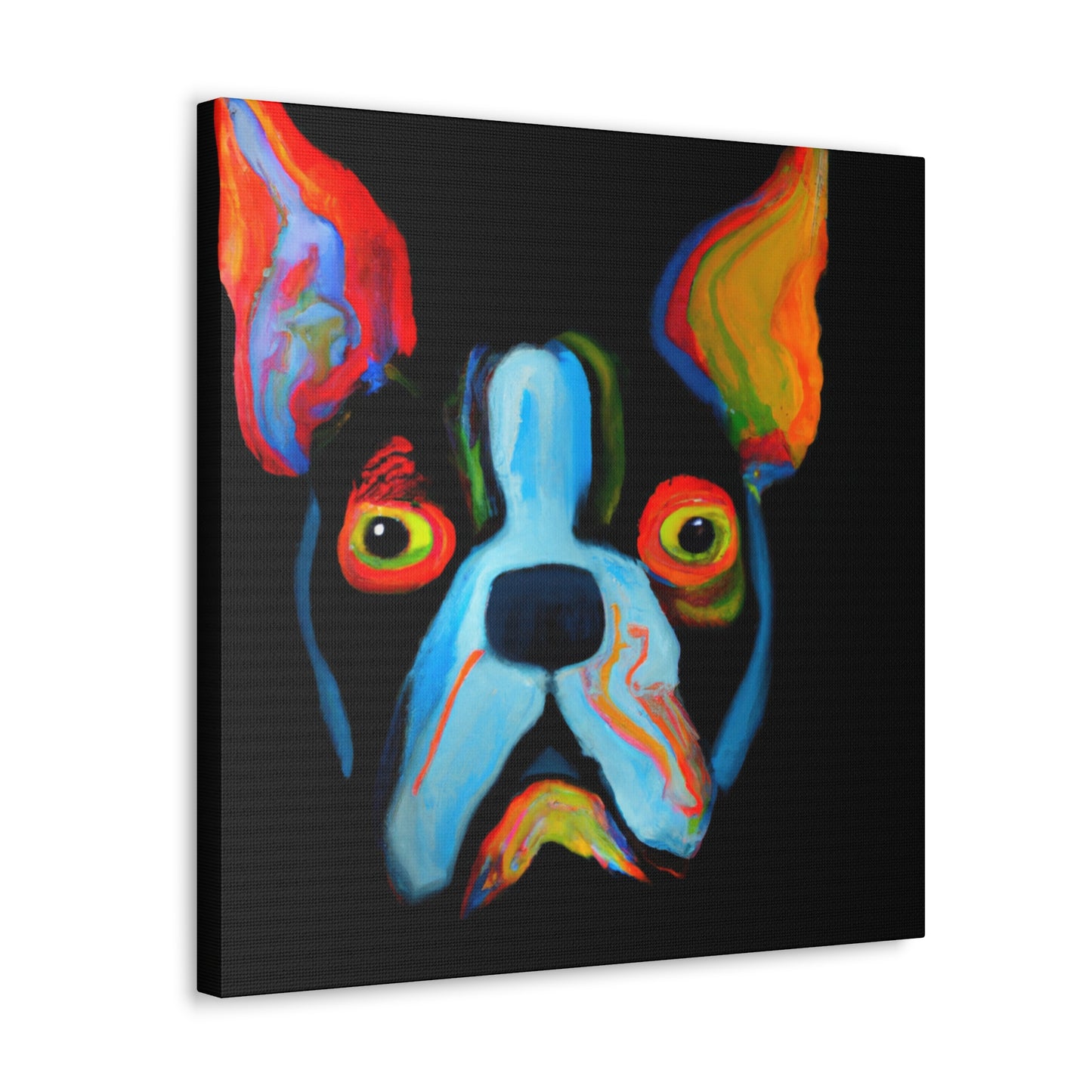 "Boston Terrier Symbiosis" - Canvas