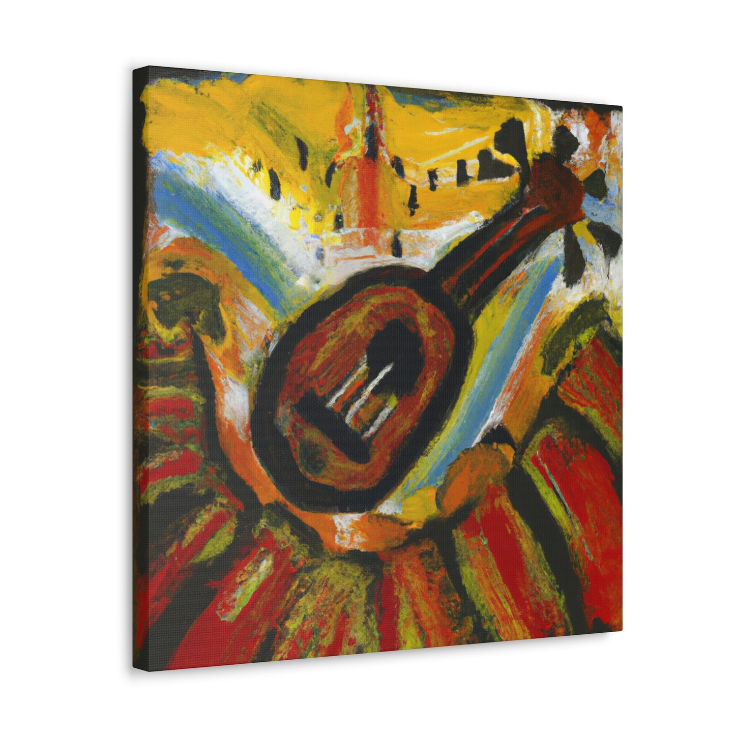 Ukelele Splendour Ablaze - Canvas