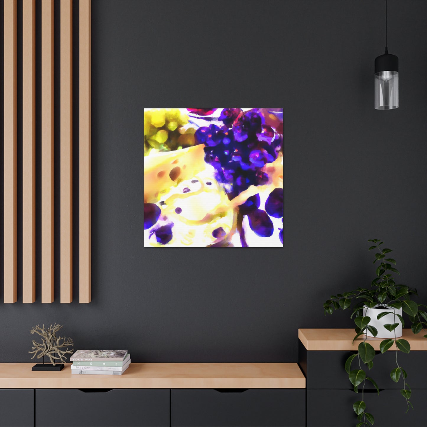 Cheese and Grapes Dream - Canvas