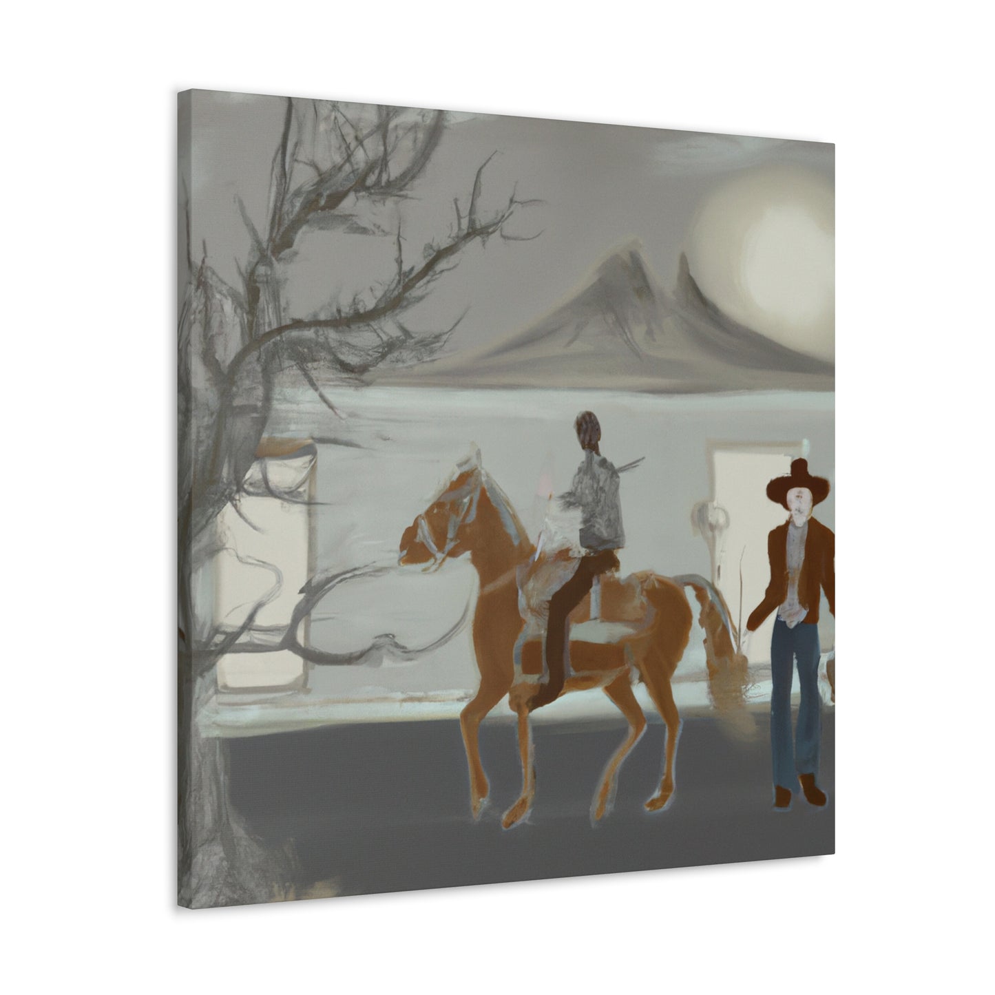 "Stagecoach Through Time" - Canvas