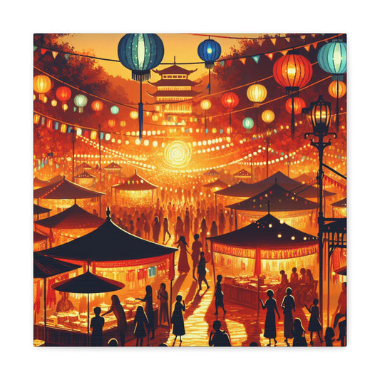 Euphoric Vibrant Gatherings - Canvas