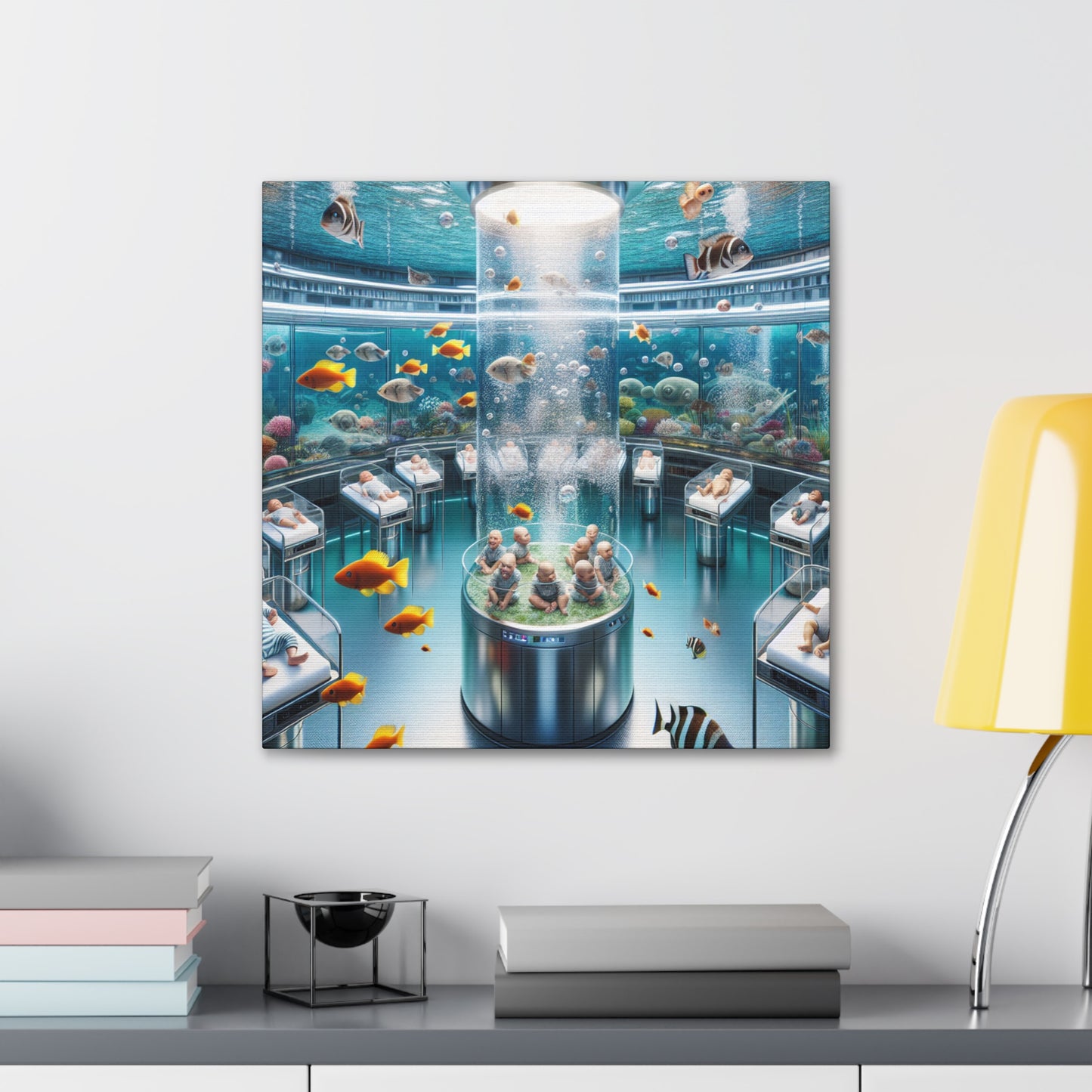 "Enchanting Aquatic Harmony" - Canvas