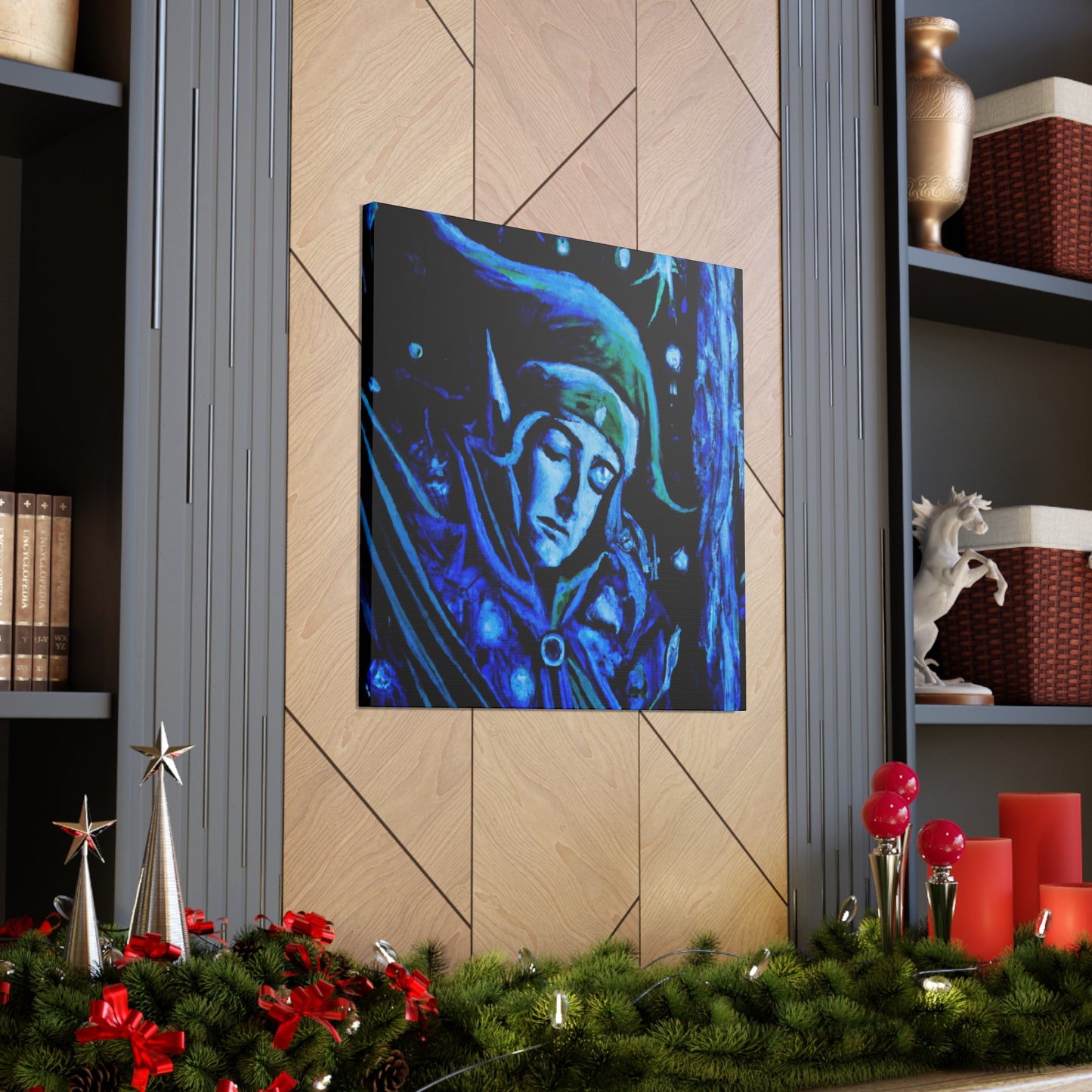 Elf in Evening Gown - Canvas