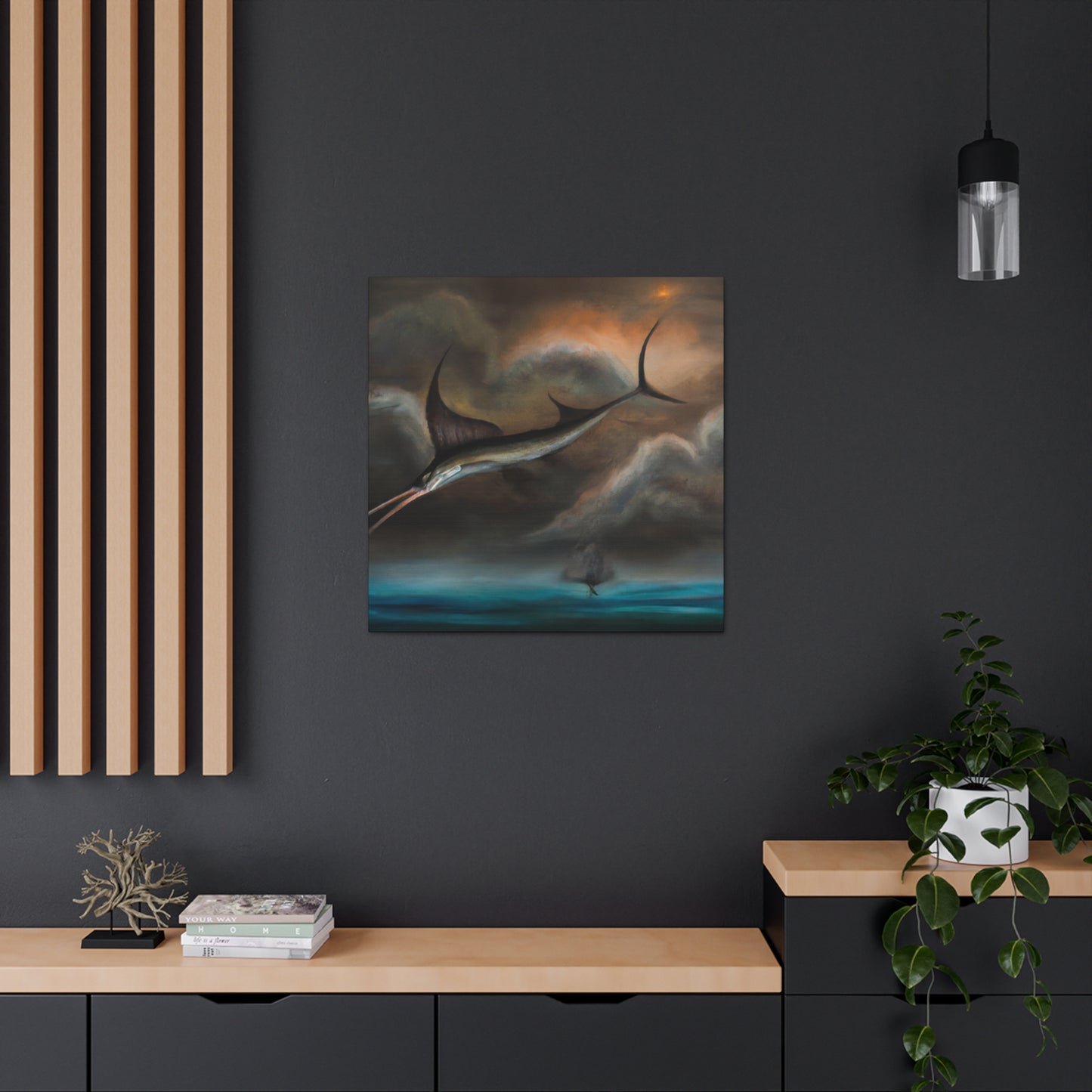 "Sailfish Surreal Dreaming" - Canvas