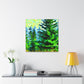 Spruce in Impressionism - Canvas