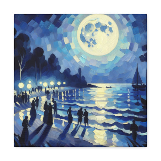 "Luminous Shore Soiree" - Canvas