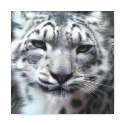 "Snow Leopard Impressionism" - Canvas