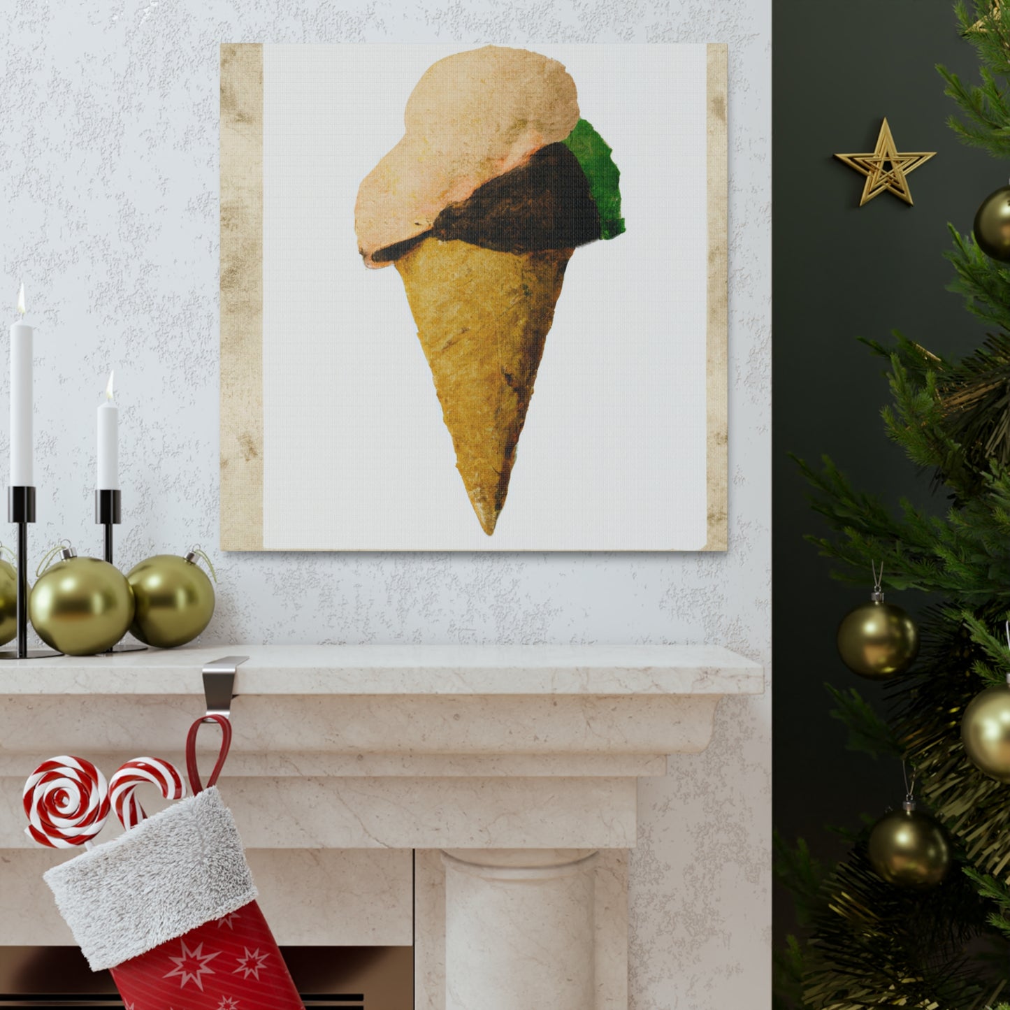 Ice Cream in Bloom - Canvas