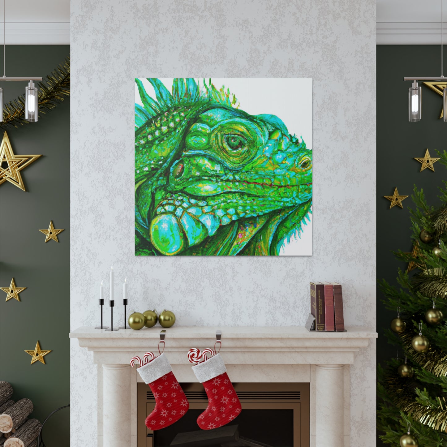 Iguana's Surreal Dream - Canvas