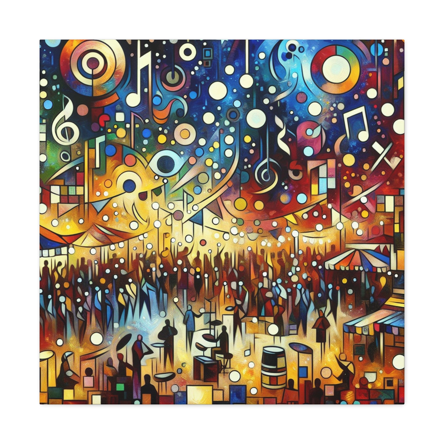 Joyful Celebrations in Motion - Canvas