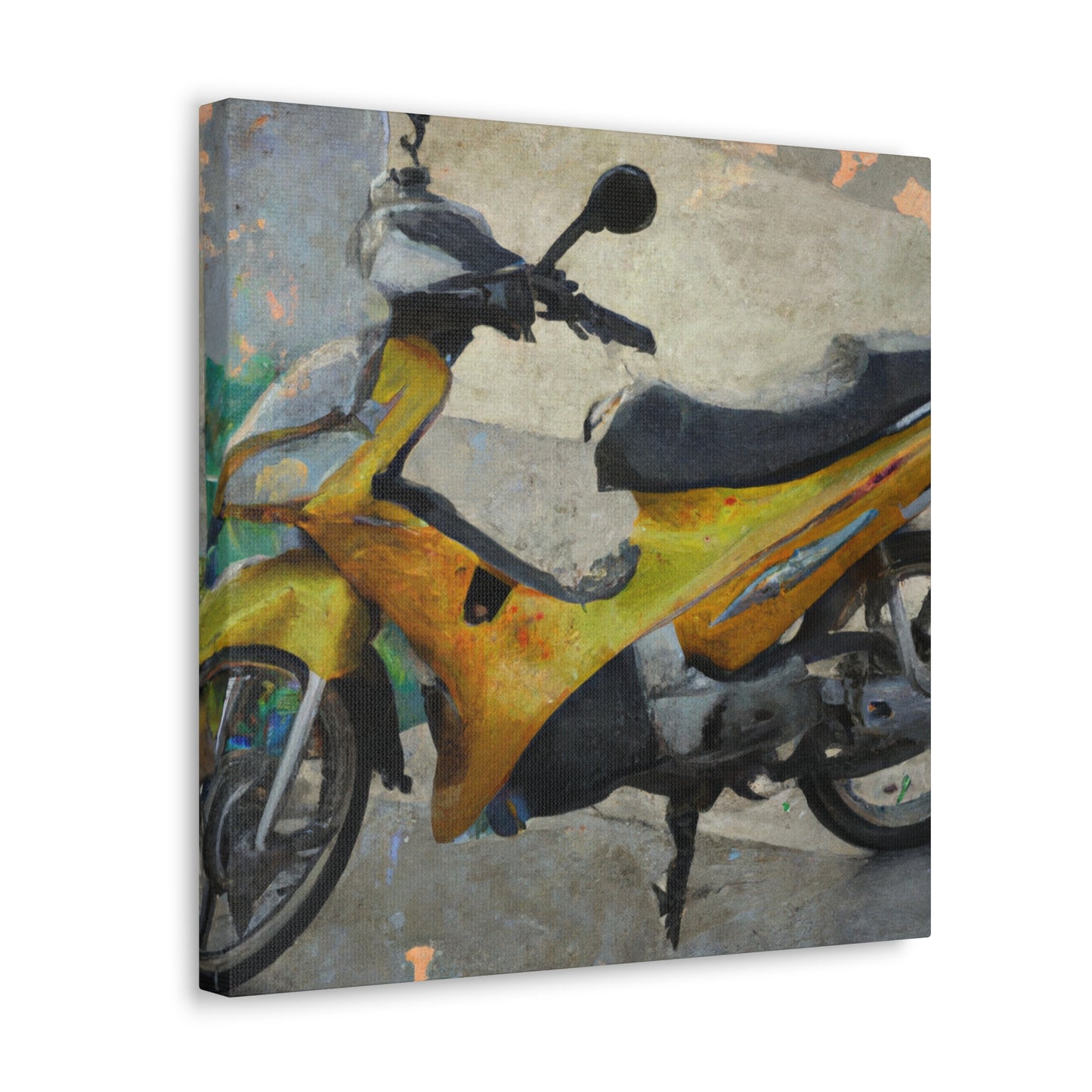 "Motorcycle Cruiser Dreamscape" - Canvas