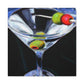 "Martini: Impact of Glass" - Canvas