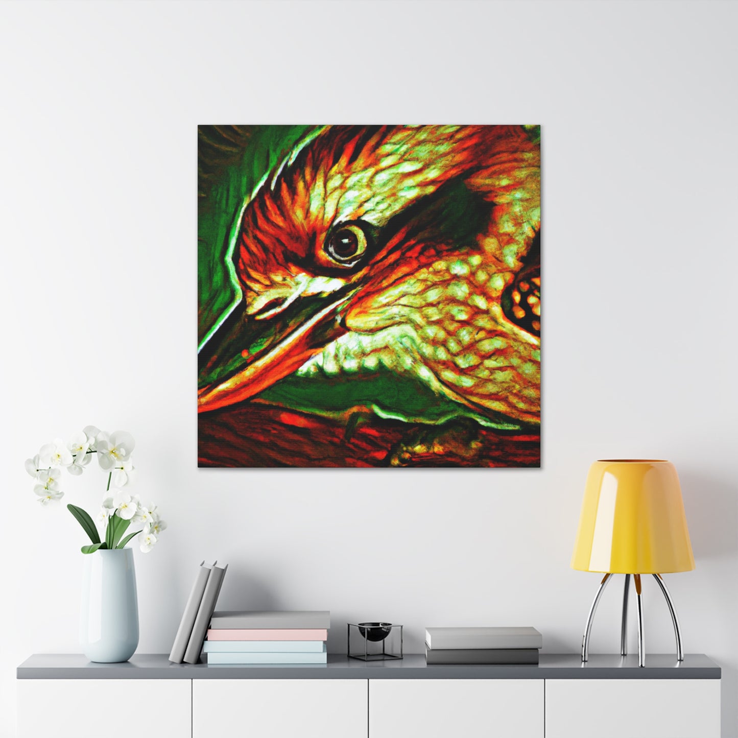 Kookaburra in Flight - Canvas