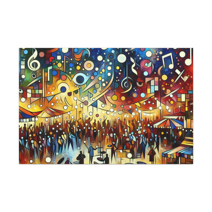 Joyful Celebrations in Motion - Canvas