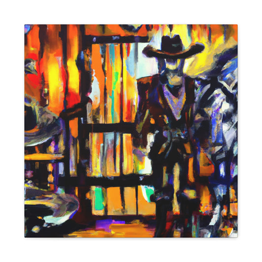 Saloon in Impressionism - Canvas