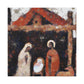 Infant's Midnight Manger - Canvas